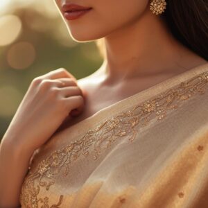 Home pure silk saree pallu