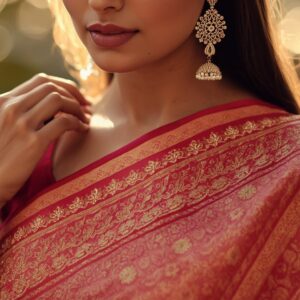 Home silk saree pallu